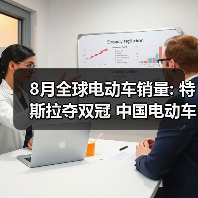 8月全球电动车销量: 特斯拉夺双冠 中国电动车表现抢眼(图1) 8月全球电动车销量: 特斯拉夺双冠 中国电动车表现抢眼(图1)