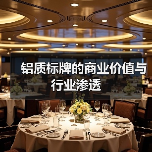 铝质标牌的商业价值与行业渗透(图2) 铝质标牌的商业价值与行业渗透(图2)