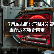 7月车市同比下降4% 高库存成不稳定因素（图4）