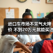 进口车市场不景气大降价 不到20万元就能买进口车(图1) 进口车市场不景气大降价 不到20万元就能买进口车(图1)