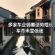 多家车企销量逆势增长，车市未显低迷（图1）