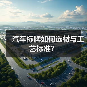 汽车标牌如何选材与工艺标准？（图4）