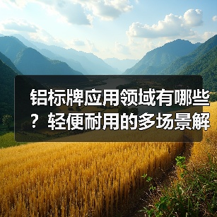 铝标牌应用领域有哪些?轻便耐用的多场景解决方案(图4) 铝标牌应用领域有哪些?轻便耐用的多场景解决方案(图4)