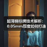 超薄铜标牌技术解析:0.05mm厚度如何打造高导电微型元件?(图1) 超薄铜标牌技术解析:0.05mm厚度如何打造高导电微型元件?(图1)