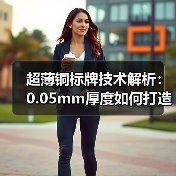 超薄铜标牌技术解析:0.05mm厚度如何打造高导电微型元件?(图2) 超薄铜标牌技术解析:0.05mm厚度如何打造高导电微型元件?(图2)