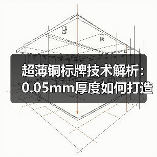超薄铜标牌技术解析:0.05mm厚度如何打造高导电微型元件?(图3) 超薄铜标牌技术解析:0.05mm厚度如何打造高导电微型元件?(图3)