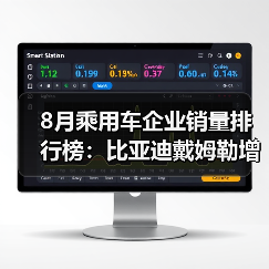 8月乘用车企业销量排行榜:比亚迪戴姆勒增长最猛 韩法系跌不停(图2) 8月乘用车企业销量排行榜:比亚迪戴姆勒增长最猛 韩法系跌不停(图2)