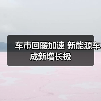 车市回暖加速 新能源车成新增长极（图3）