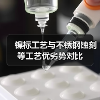 镍标工艺与不锈钢蚀刻等工艺优劣势对比（图1）