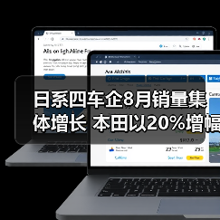 日系四车企8月销量集体增长 本田以20%增幅领跑(图1) 日系四车企8月销量集体增长 本田以20%增幅领跑(图1)
