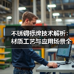 不锈钢标牌技术解析:材质工艺与应用场景全攻略(图1) 不锈钢标牌技术解析:材质工艺与应用场景全攻略(图1)
