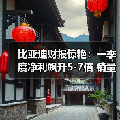 比亚迪财报惊艳：一季度净利飙升5-7倍 销量目标65万辆（图2）