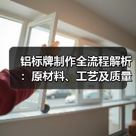 铝标牌制作全流程解析:原材料、工艺及质量控制详解(图2) 铝标牌制作全流程解析:原材料、工艺及质量控制详解(图2)