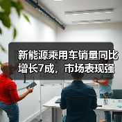 新能源乘用车销量同比增长7成,市场表现强势(图1) 新能源乘用车销量同比增长7成,市场表现强势(图1)