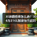 不锈钢标牌怎么选？304与316L耐腐蚀性能对比（图3）