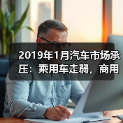 2019年1月汽车市场承压:乘用车走弱,商用车突围?(图2) 2019年1月汽车市场承压:乘用车走弱,商用车突围?(图2)