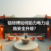 铝标牌如何助力电力设施安全升级？（图1）