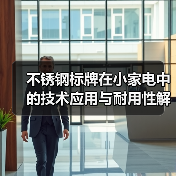 不锈钢标牌在小家电中的技术应用与耐用性解析(图4) 不锈钢标牌在小家电中的技术应用与耐用性解析(图4)