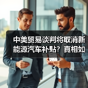 中美贸易谈判将取消新能源汽车补贴?真相如何?(图3) 中美贸易谈判将取消新能源汽车补贴?真相如何?(图3)