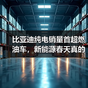 比亚迪纯电销量首超燃油车,新能源春天真的来了吗?(图1) 比亚迪纯电销量首超燃油车,新能源春天真的来了吗?(图1)