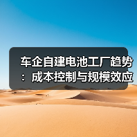 车企自建电池工厂趋势:成本控制与规模效应如何平衡?(图4) 车企自建电池工厂趋势:成本控制与规模效应如何平衡?(图4)