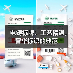 电铸标牌：工艺精湛，奢华标识的典范（图4）