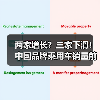 两家增长？三家下滑！中国品牌乘用车销量前五榜单解析（图1）