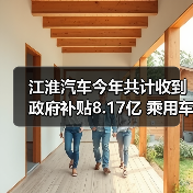 江淮汽车今年共计收到政府补贴8.17亿 乘用车版块表现持续低迷（图4）