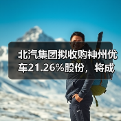 北汽集团拟收购神州优车21.26%股份，将成神州租车第一大股东（图1）