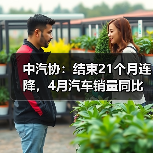 中汽协：结束21个月连降，4月汽车销量同比增长4.4%（图2）